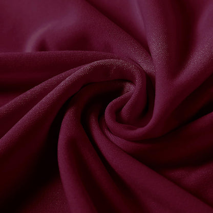 Spandex Chair Covers, 25PCS, Washable Protector for Living Room, Party, Banquet, Wedding, Hotel (Burgundy)