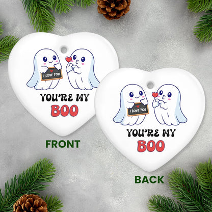 OASSIE Couple Gifts for Men, Women - Christmas Ornaments 2025, Anniversary, Halloween, Birthday Gifts for Him, Her, Boyfriend, Girlfriend Couple - Christmas Decorations Ceramic Ornaments