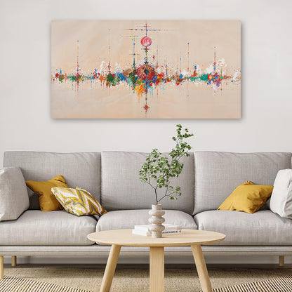 Canvas Wall Art Decor Wall Art Pictures for Living Room Artwork for Walls Abstract Colorful Wall Art Prints Abstract Canvas Art Wall Decor Hallway Wall Art Decorations Bedroom Home Decor 20" X 40"