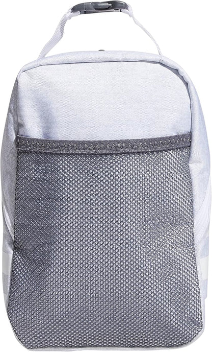 adidas Unisex Santiago Lunch Bag, Insulated School Food Container Box Discontinued, Jersey White/White Rainbow/2.0, One Size