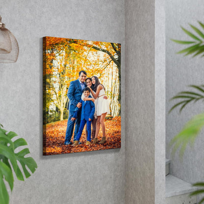 Wewejia Custom Canvas Prints with Your Photos for Family, 28x40inch Personalized Canvas Picture Wall Prints Best Custom Wall Decor for Living Room Bedroom Dining Room Office Easy to hang