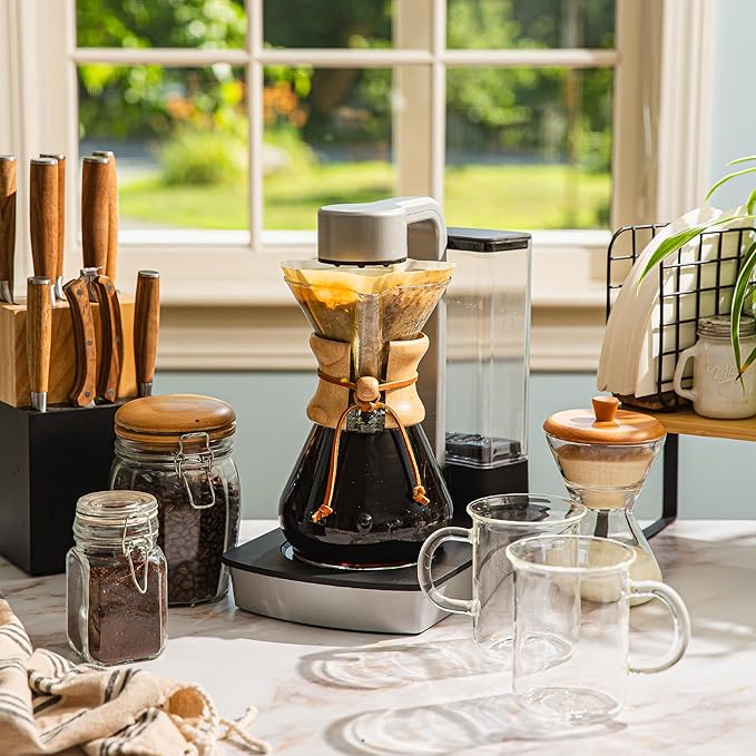 Chemex Ottomatic Coffeemaker Set - 40 oz. Capacity - Includes 6 Cup Coffeemaker