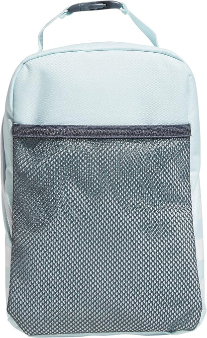 adidas Unisex Santiago Lunch Bag, Insulated School Food Container Box Discontinued, Almost Blue/White/2.0, One Size