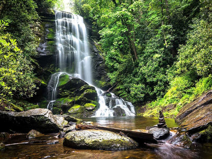 151''x105''Cascading Waterfalls in Forest Wall Mural Large Wallpaper Mural Wall Decor for Bedroom, Living Room, Kids Room(Not Self-Adhesive)