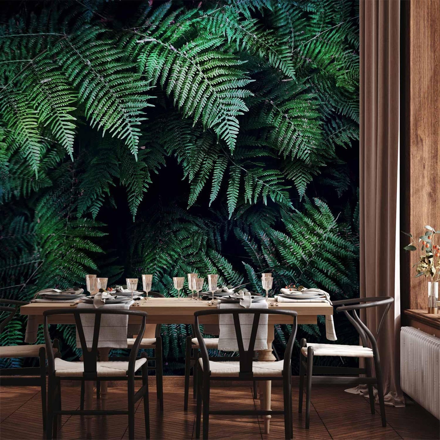 artgeist Premium Wall Mural 3D Effect 197x138 in - Non-Woven Wallpaper Fleece Wall Decor Photo Print Picture Image Design Home Tropical Leaves b-C-0564-a-a