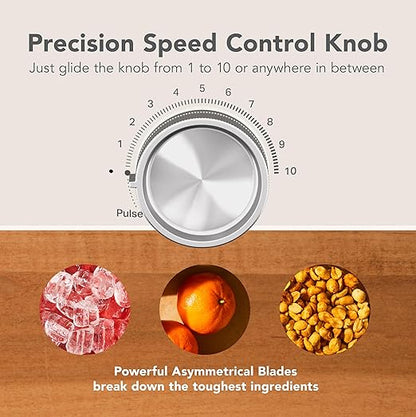 KitchenAid Pure Power Blender with 2 Personal Blending Jars, 1700 Watt Peak Power*, KSB2078, Empire Red