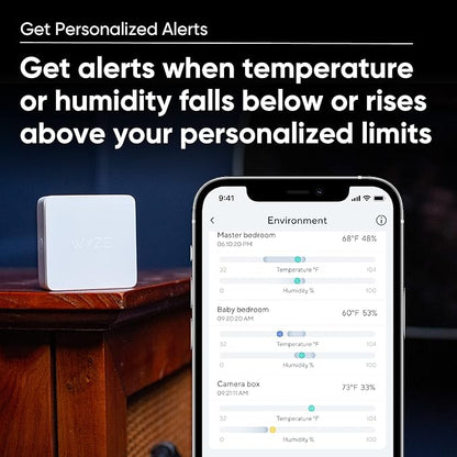 Wyze Climate Sensor (3-Pack) Wyze Sense Hub required