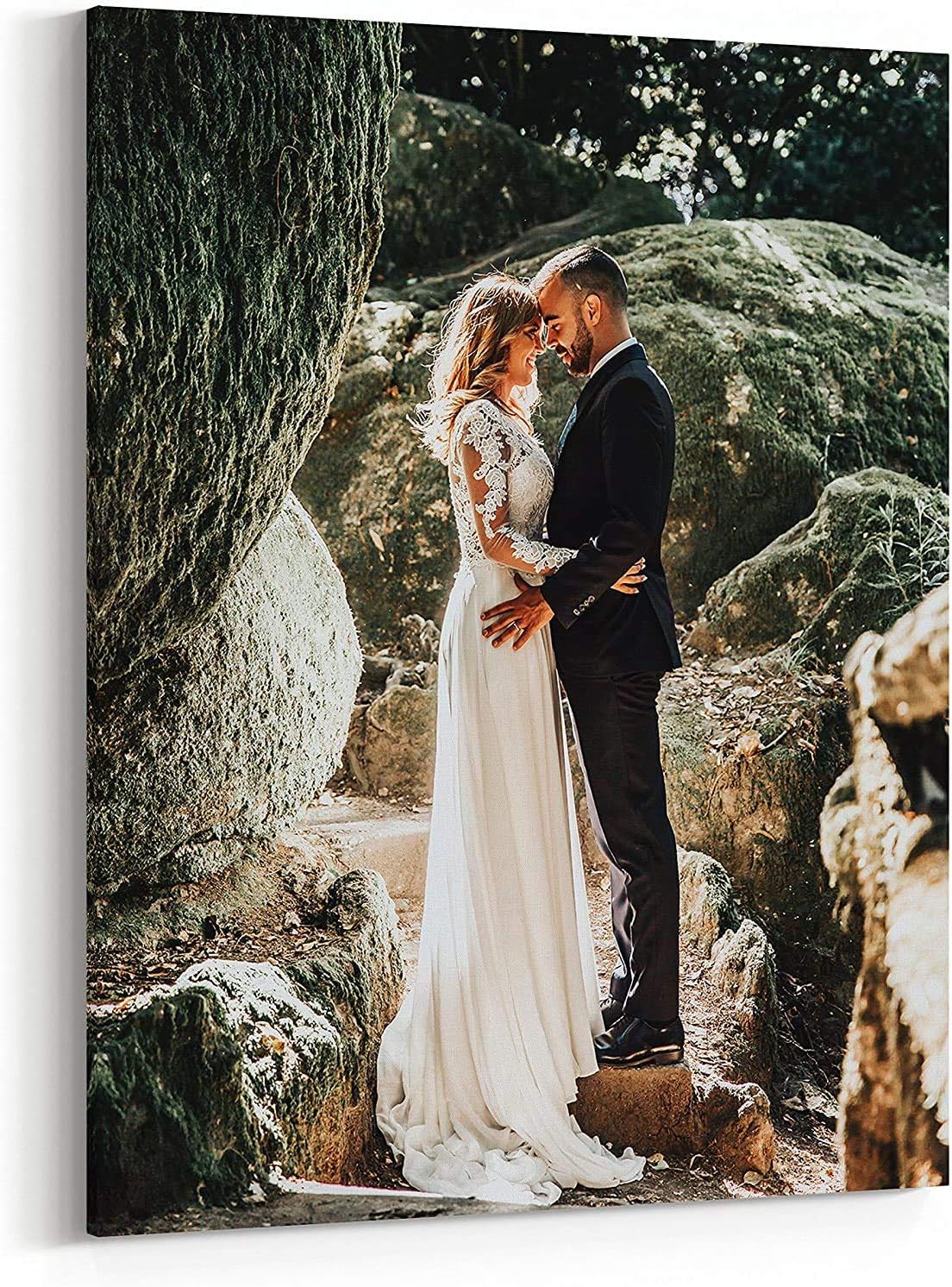 Personalized Custom Canvas Prints: Photo On Canvas (Framed Canvas, 12x18) Transform Your Photos into Stunning Framed Wall Art Digitally Printed Photo To Canvas Ideal for Home Decor