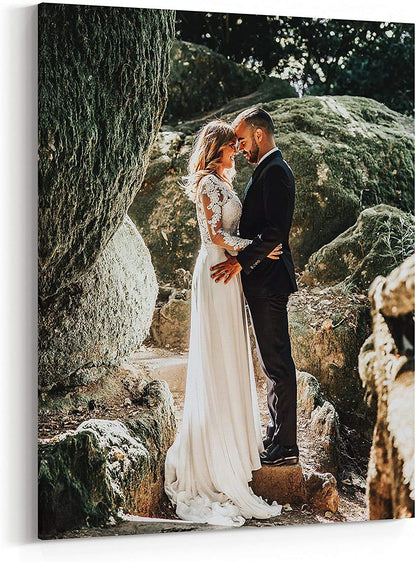 Personalized Custom Canvas Prints: Photo On Canvas (Framed Canvas, 12x18) Transform Your Photos into Stunning Framed Wall Art Digitally Printed Photo To Canvas Ideal for Home Decor