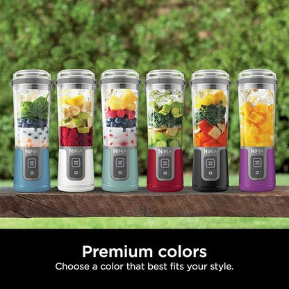 Ninja Blast 16 oz. Personal Portable Blender with Leak Proof Lid and Easy Sip Spout, Perfect for Smoothies, Cordless, USB-C Rechargeable, Dishwasher Safe Parts (Renewed) (Passion Fruit Purple)