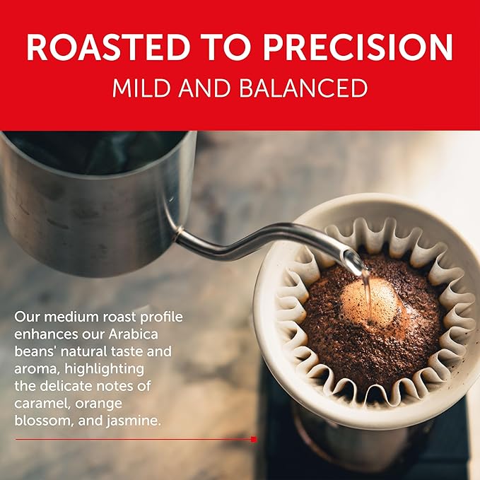 Illy Ground Drip Coffee - Classico Medium Roast - Mild & Balanced - 100% Arabica - Pre-Ground for Drip Pour Over - Pressurized Packaging Sealed for Freshness - 8.8oz (Pack of 6)