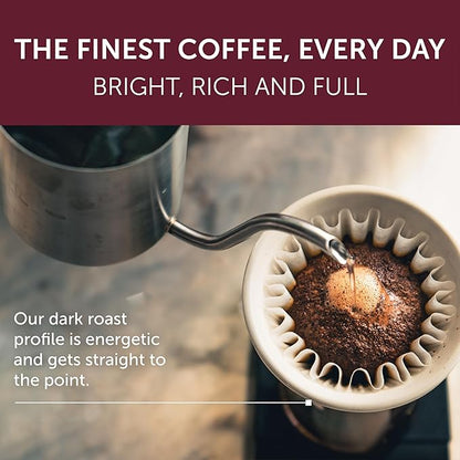 illy Ground Drip Coffee, Intenso Dark Roast, 100% Arabica, Premium Italian Coffee, Pre-Ground for Drip Brewers, 8.8oz, 6 Pack