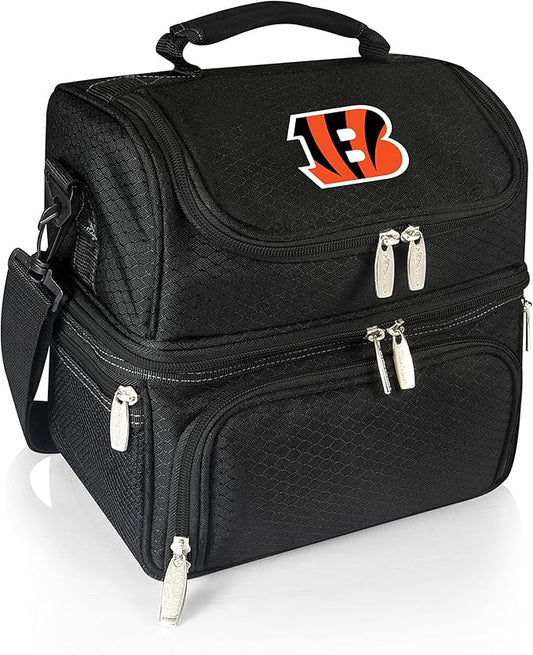PICNIC TIME NFL unisex-adult NFL Pranzo Lunch Bag, Insulated Lunch Box with Picnic Set, Lunch Cooler Bag