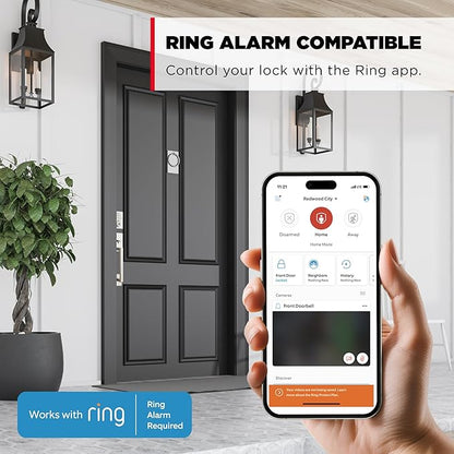 Kwikset HomeConnect 620 Z-Wave Long Range Enabled Keypad Smart Lock Convenient Keyless Entry, Customizable User Codes, Ring Alarm Compatible, Hub Required, Sold Separately Venetian Bronze Contemporary