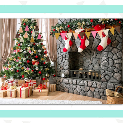 Irenare 9.8 ft Pom Pom Garland Felt Colorful Tassel Banner Christmas Party Pompoms Garland Decorations Felt Pennant Banner for Classroom Home Mantel Fireplace Birthday(Boho Color)