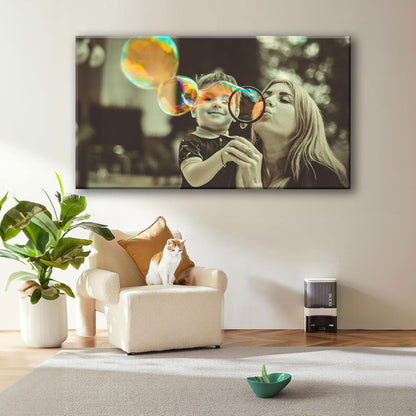 Laoife Custom Canvas Prints with Your Photos 32"x16" Wall Art, Custom photos on Canvas - Upload Your Image/Photo- Customizable photos, portraits and more, Ideal for Office, Living Room, Bedroom Wall Decor