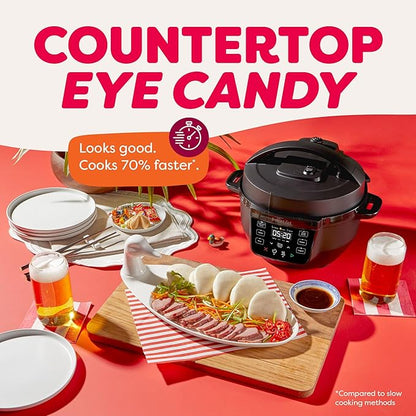 Instant Pot 4QT RIO Mini 7-in-1 Multi-Cooker, Pressure Cooker, Slow cook, Sauté, Steam, Rice Maker, Yogurt, & Warmer, Black, 4 Quarts