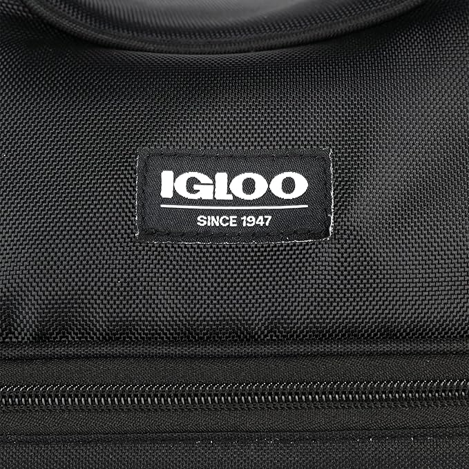 Igloo Gripper Soft Sided Cooler Bag | Insulated Dual Compartment Lunch Cooler