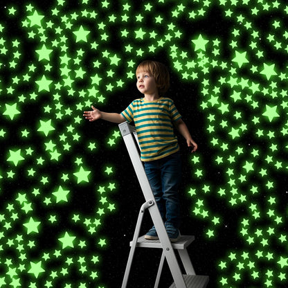 477PCS Glow in The Dark Stars Stickers, Adhesive Glowing Stars Wall Stickers Removable Ceiling Star Wall Decals Space Themed Room Decor Ceiling Star for Bedding Room Decorations