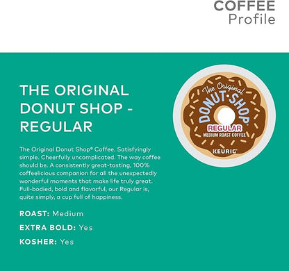 Keurig K-Mini Plus Single Serve Coffee Maker with Donut Shop Coffee Pods, 32 count