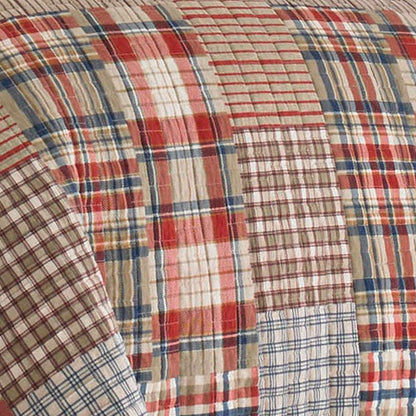 Eddie Bauer - Queen Quilt Set, Reversible Cotton Blend Bedding with Lightweight Feel, 3 Piece Bed Set with Matching Pillowcases (Hawthorne Brown)