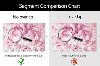 WFBHUA-Pink Floral Wallpaper Mural Peony Flower Wallpaper for Girls Bedroom Wall Murals(Not Peel and Stick)