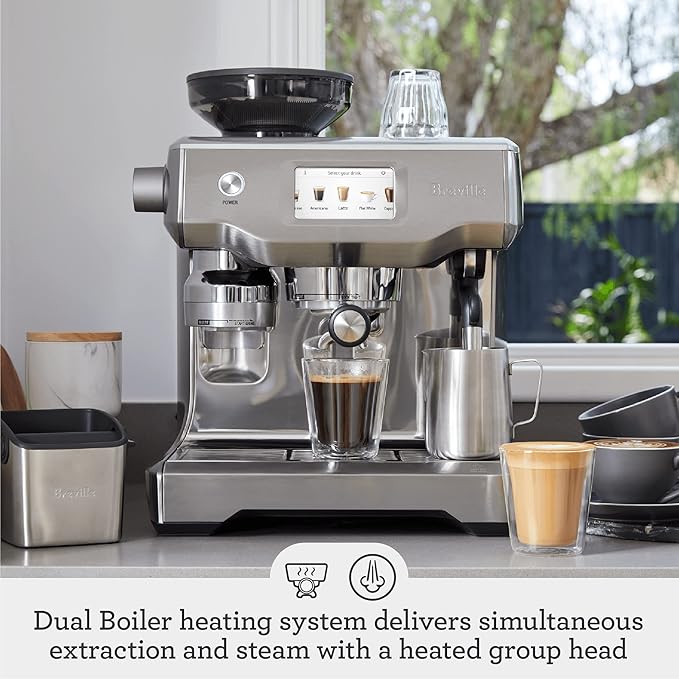 Breville Oracle Touch Espresso Machine BES990BSS, Brushed Stainless Steel