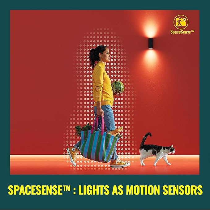 WiZ Connected 48FT Color Changing Outdoor String Lights - Water and Weatherproof - Adapter Included - Control with Wiz Connected App - Works with Voice Control