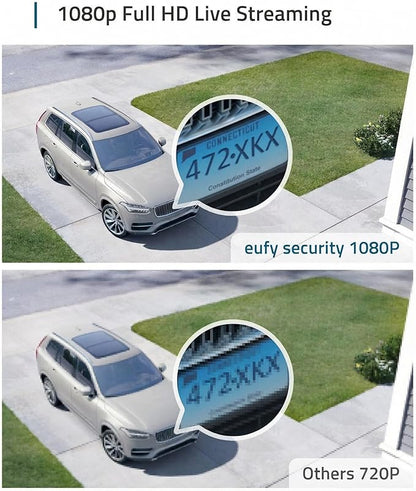 eufy Security, eufyCam 2C 3-Cam Kit, Security Camera Wireless Outdoor, Home Security System, HomeKit Compatibility, 1080p HD, IP67, Night Vision, Motion Only Alert, No Monthly Fee
