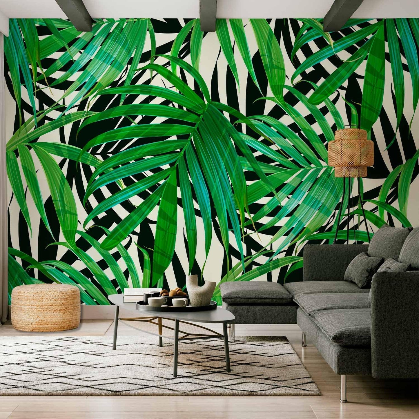 artgeist Premium Wall Mural Tropical 138x101 in - XXL Non-Woven Wallpaper Fleece Wall Decor Photo Print Picture Image Design Home b-B-0280-a-a