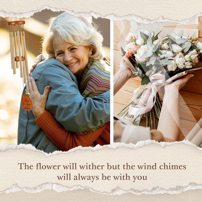 25th Wedding Anniversary Wind Chime, Happy 25th Anniversary Romantic Gifts for Couple, Parents, Wife, Husband, Friends, Sliver Wedding Anniversary's Keepsake Gifts Ideas