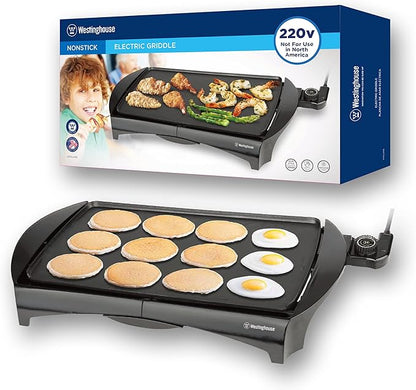 220 volt griddle Family Size grill 220 Volts WKGL2456 220v 240 volts (NOT FOR USE IN USA)