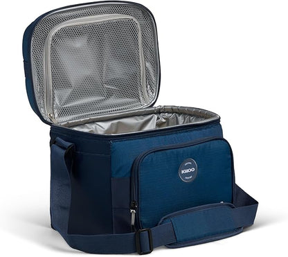 Igloo Gripper Soft Sided Cooler Bag | Insulated Dual Compartment Lunch Cooler