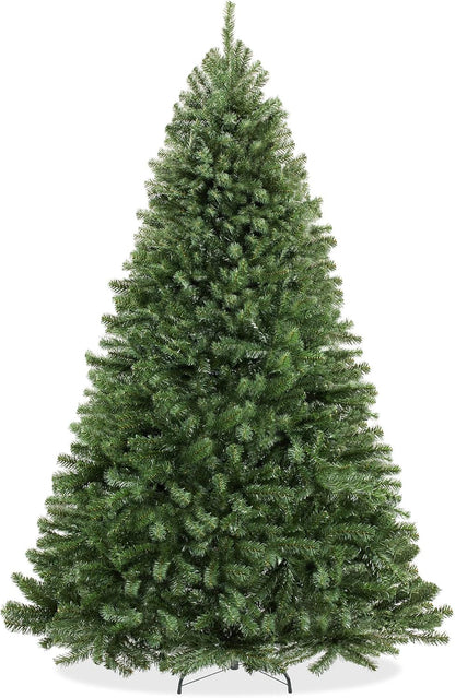 Casafield 7.5FT Realistic Green Spruce Artificial Holiday Christmas Tree with Sturdy Metal Stand