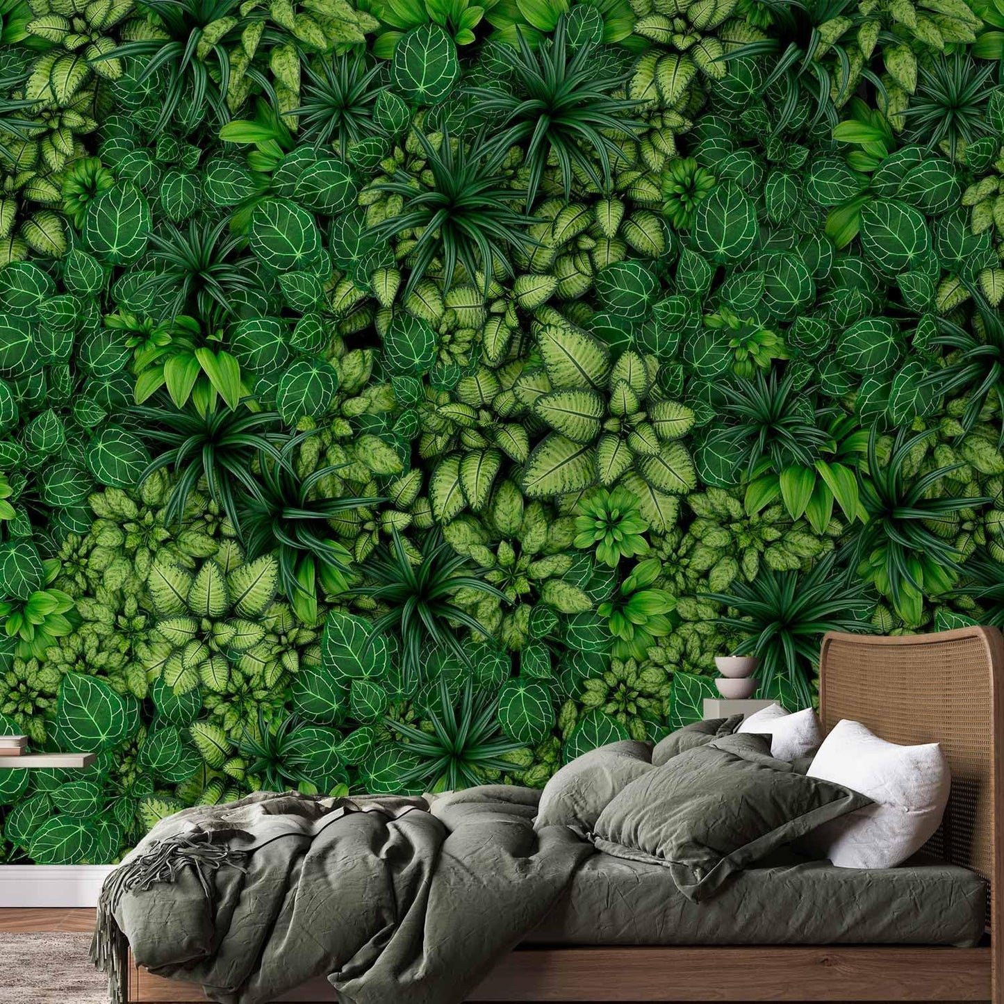 artgeist Premium Wall Mural Plants 79x55 in - XXL Non-Woven Wallpaper Fleece Wall Decor Photo Print Picture Image Design Nature Botanics Tropical Leaves b-B-0601-a-a