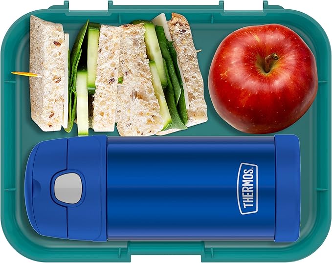 THERMOS Kids Freestyle Food Storage Lunch Kit, Blue