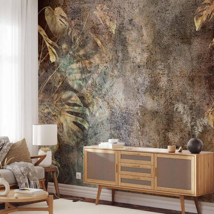 artgeist Wall Mural Monstera 135x101 in - XXL Peel and Stick Self-Adhesive Wallpaper Removable Large Sticker Foil Wall Decor Print Picture Design Nature Botanical Abstract Plants b-C-0859-a-a