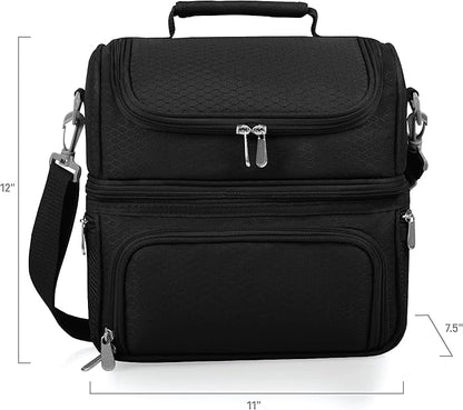 PICNIC TIME NFL unisex-adult NFL Pranzo Lunch Bag, Insulated Lunch Box with Picnic Set, Lunch Cooler Bag