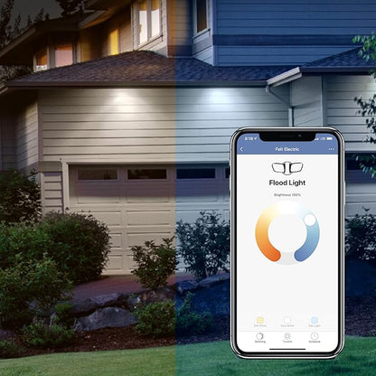 Smart WiFi Dual Head LED Flood Light