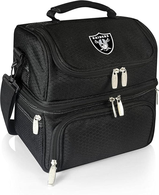 PICNIC TIME NFL unisex-adult NFL Pranzo Lunch Bag, Insulated Lunch Box with Picnic Set, Lunch Cooler Bag