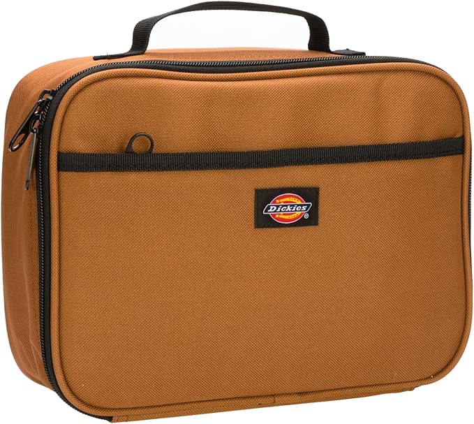 Dickies Kids Insulated Lunch Bag for School, Thermal Reusable Lunch Box for Kids, Boys, Girls - 8 Years Old and Up (Brown Duck)