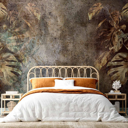 artgeist Wall Mural Monstera 116x83 in - XXL Peel and Stick Self-Adhesive Wallpaper Removable Large Sticker Foil Wall Decor Print Picture Design Nature Botanical Abstract Plants b-C-0859-a-a
