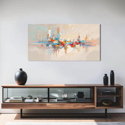 Canvas Wall Art Decor Abstract Wall Art Pictures for Living Room Colorful Abstract Wall Art Prints Abstract Canvas Art Wall Decor Artwork for Walls Wall Decorations Bedroom Home Decor 20" X 40"