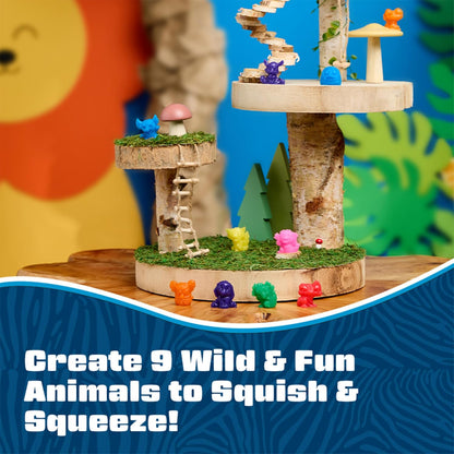 Elmer's Squishies Minis Make Your Own Squishies Kit, Creates 9 Characters, DIY Activity - Perfect for Stress Relief and Sensory Play