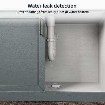 Arlo All-in-One Sensor - 8 in 1 with Open/Close Detection, Motion Sensor, Water Leak Detection, Freeze Detection, Tilt Detection, Smoke Alarm Listening, CO Alarm Listening - 1 Pack, Add-On, MS1001