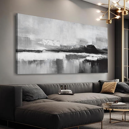 Black and White Abstract Canvas Wall Art Decor Modern Wall Decorations Home paintings Decor Wall Art Prints Artwork for Living Room Wall Bedroom Kitchen Office Decor 20"×40"