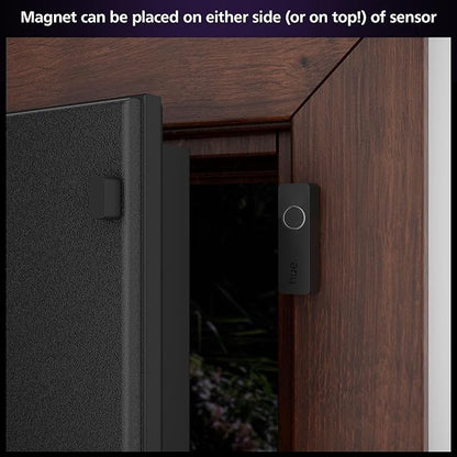 Philips Hue Secure Smart Contact Sensor, Black - 2 Pack - Made for Indoor Doors and Windows - Requires Hue Bridge - Works with The Hue App