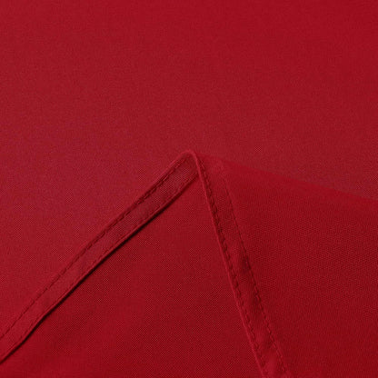 sancua Rectangle Tablecloth - 70 x 90 Inch - Stain and Wrinkle Resistant Washable Polyester Table Cloth, Decorative Fabric Table Cover for Dining Tables, Buffet Parties, Christmas Red