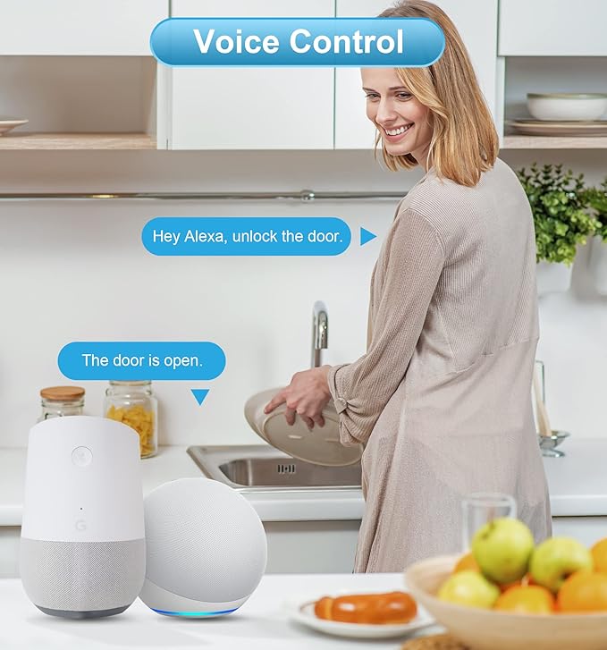 Veise G2 Gateway, Smart Deadbolt Wi-Fi Gateway, Remote Control, Compatible with DD Lock APP and TT Lock APP Remote Control