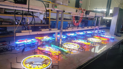 Neon Signs Beer Bar Club Bedroom Compatible For Miller Genuine Draft Car Glass Neon Signs for Office Hotel Pub Cafe Birthday Party Man Cave Neon Light Art Wall Lights 24 X 20 Inches